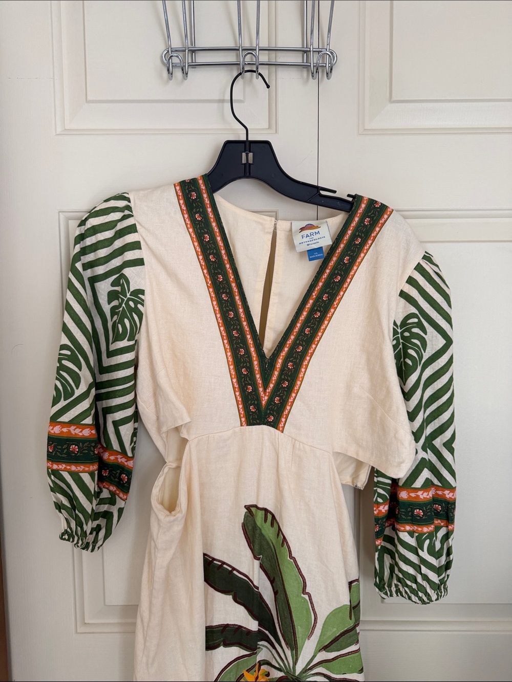 Palm-Print Maxi Dress - Picture 2 of 5